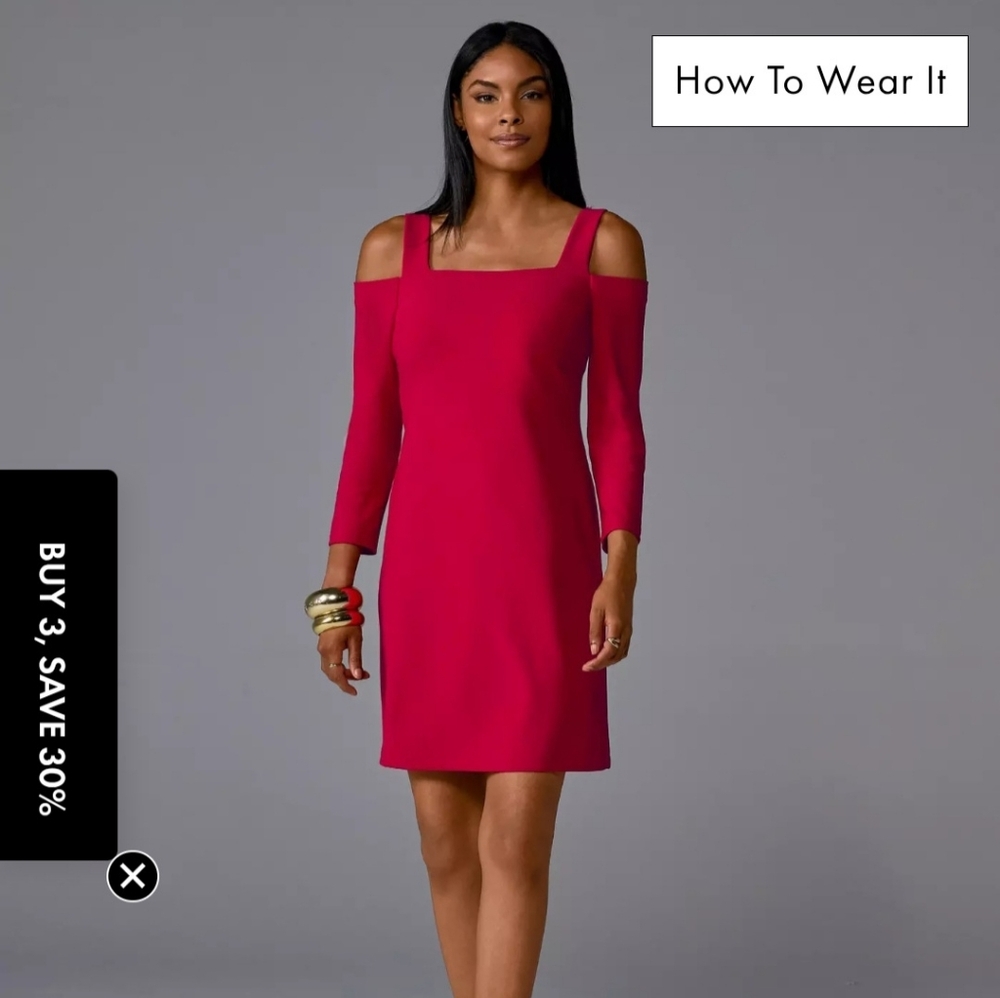 Off the shoulder dress